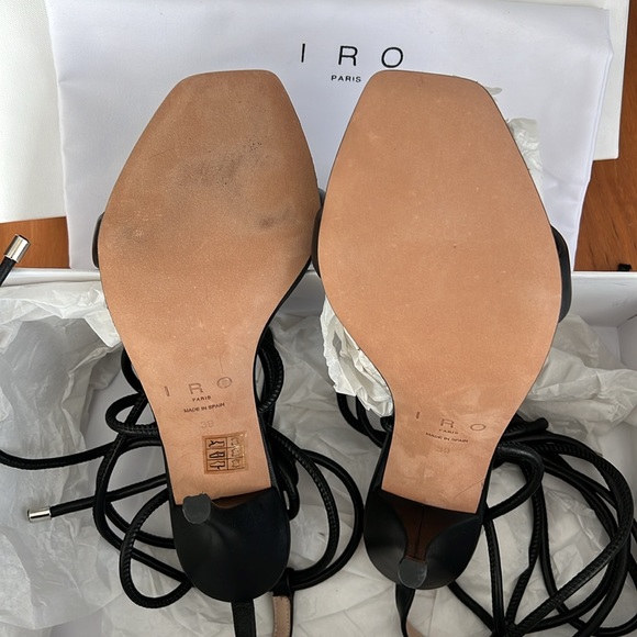 IRO paddy leather heeled sandal - Picture 5 of 5